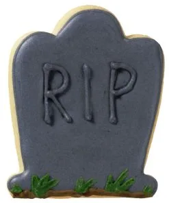 Plätzchenform Grabstein 7cm -Halloween austechform halloween grabstein plaetzchenform mit halloween motiv weihnachtsplaetzchen form fuer gothic fans 28570 3