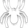 Plätzchenform Spinne 9cm -Halloween austechform halloween spinne plaetzchenform mit halloween motiv weihnachtsplaetzchen form fuer spinnen fans 28575