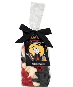 Fledermaus & Knochen Halloween Fruchtgummi