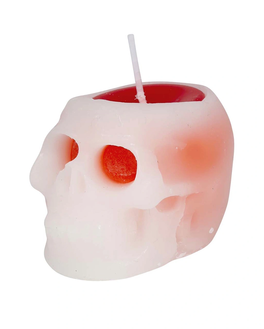 Blutende Totenkopf Kerze 6 Cm 4 Blutende Totenkopf Kerze 6 Cm – Bild 2