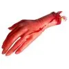 Blutig Abgehackte Hand 1 Blutig Abgehackte Hand -Halloween blutige hand mit knochenstumpf halloween koerperteile bloody vinyl hand 23922