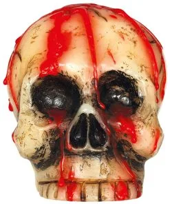 Blutige Totenschädel Kerze 10cm