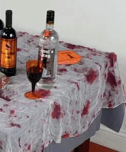 Blutiger Tisch Deko Stoff