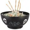 Unheimliche Bonbonschüssel Mit Sich Bewegender Knochenhand -Halloween creppy bonbonschuessel mit skeletthand creppy candy bowl with moving skeleton hand halloween deko 54123 01