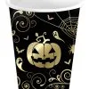 Extravagante Halloween Kürbis Pappbecher 6 St. -Halloween edle halloween kuerbis pappbecher noble halloween pumpkin paper cups elegante halloween tischdeko 53229