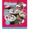Essbare Einhorn Deko-Oblaten 14 St. -Halloween einhorn dekorblaten unicorn muffindeko einhorn cupcake dekoration 27221