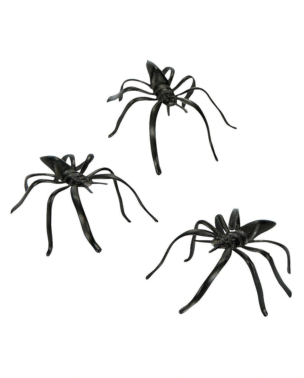 144 Schwarze Halloween Spinnen 4 144 Schwarze Halloween Spinnen – Bild 2