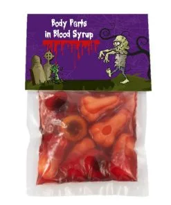 Körperteile Aus Fruchtgummi & Blutsauce