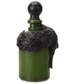 Giftflasche Mit Blutigem Augapfel & Krähe 20cm -Halloween giftflasche mit blutigem auge und schwarzem rabe poision bottle with bloody eyeball and raven gothic deko 54745 02