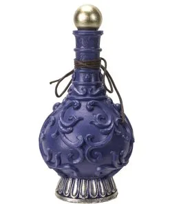 Giftflasche Mit Totenschädel Motte 23cm -Halloween giftflasche mit totenkopf motte poision bottle with skull moth halloween tischdekoration gothic deko 54736 02