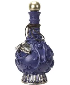 Giftflasche Mit Totenschädel Motte 23cm -Halloween giftflasche mit totenkopf motte poision bottle with skull moth halloween tischdekoration gothic deko 54736 04