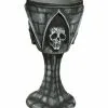 Gothic Totenschädel Kelch -Halloween gothic totenkopf kelch trinkbecher fuer horror und halloween fans 24666