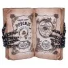 Hellseher Zauberbuch Deko 25,8cm -Halloween grimoire hexenbuch deko psychic compendium deco halloween tischdekoration 51062 01
