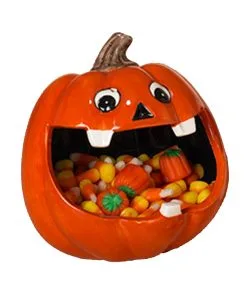 Süßigkeiten Schale Lachender Halloween Kürbis