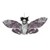Haarige Totenschädel Motte Als Hängefigur 55cm -Halloween haarige totenkopf motte hairy skull moth halloween dekoration halloween ungeziefer 54008 01