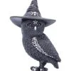 Walpurgisnacht Eule Mit Hexenhut 13,5cm -Halloween halloween eule mit hexenhut walpurgisnacht eule mit hexenhut halloween owl with witch hat 50745 01