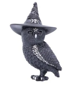 Walpurgisnacht Eule Mit Hexenhut 13,5cm