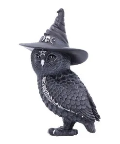 Walpurgisnacht Eule Mit Hexenhut 13,5cm -Halloween halloween eule mit hexenhut walpurgisnacht eule mit hexenhut halloween owl with witch hat 50745 03