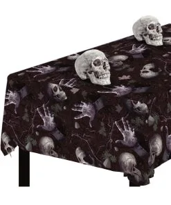 Tischdecke Halloween Friedhof