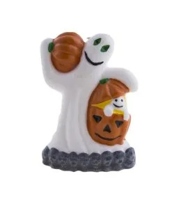 Halloween Kerze Mit Geist 13,5cm -Halloween halloween geister kerze halloween ghost candle halloween dekoration 51764 02