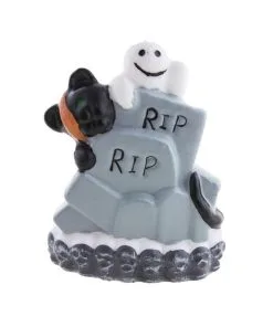 Halloween Kerze Mit Geist 13,5cm -Halloween halloween geister kerze halloween ghost candle halloween dekoration 51764 03
