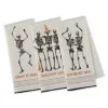 Creepy Skelette Halloween Geschirrtuch -Halloween halloween geschirrtuch party skelette halloween deko und halloween homeware halloween skeleton dishtowel 54130