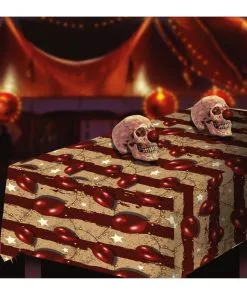 Horror Clown Zirkus Halloween Tischdecke -Halloween halloween horrorclown circus tischdecke halloween horror clown circus tablecloth horror zirkus dekoration 53166 3