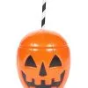 Trinkbecher Kürbisgesicht Mit Deckel -Halloween halloween kuerbis trinkbecher jackolantern becher halloween becher 29188