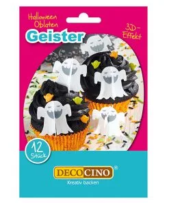 12 Oblaten Geister Für Halloween