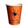 Süße Halloween Pappbecher 8 St. -Halloween halloween pappbecher mit gruselmotiv spinnen becher paper cups spider 26672 1