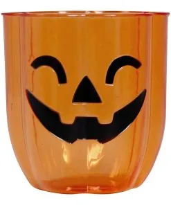 Halloween Kürbis Becher -Halloween halloween pumpkin kunststoff becher halloween pumpkin plastic mug halloween kuerbis tischdeko 53237 4jpg