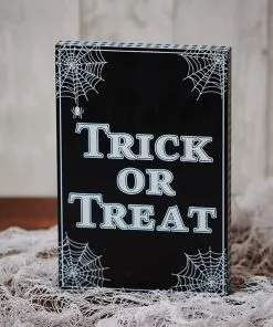 Halloween Trick Or Treat Block Aufsteller