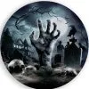 Halloween Pappteller Zombie Friedhof 6 St. -Halloween halloween zombie friedhof pappteller halloween zombie graveyard paper plate halloween friedhof dekoration 53189