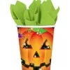 Pappbecher Mit Kürbis Motiv 2 Pappbecher Mit Kürbis Motiv -Halloween halloween kuerbis pappbecher partybecher mit jack o lantern motiv 24590