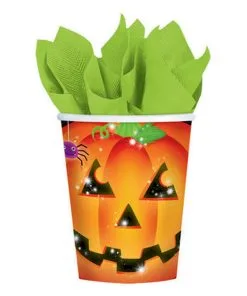 Pappbecher Mit Kürbis Motiv