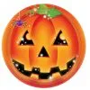 Kürbiskopf Partyteller -Halloween halloween kuerbis pappteller halloween geschirr und deko mit kuerbis motiv 24591