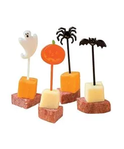 Halloween Party Picker 72 St. -Halloween halloween party picker partypicker mit geist fledermaus kuerbis und spinnen motiv 22548 d