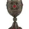 Ritter Kelch Bronze -Halloween heiliger gral weinkelch mittelalter weinkelch tischdekoration larp tischdeko 29327