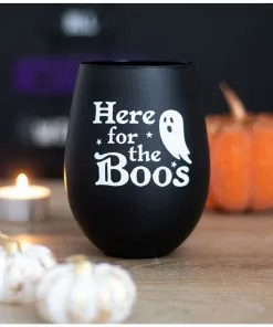 Here For The Boos Cocktail Glas -Halloween here for the boos halloween cocktail glas halloween homeware halloween geschirr 53395 03