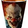 Horror Clown Zirkus Schnapsbecher 3 St. -Halloween horrorclown circus shot becher pappe horror clown circus shot mug cardboard horror zirkus dekoration 53167