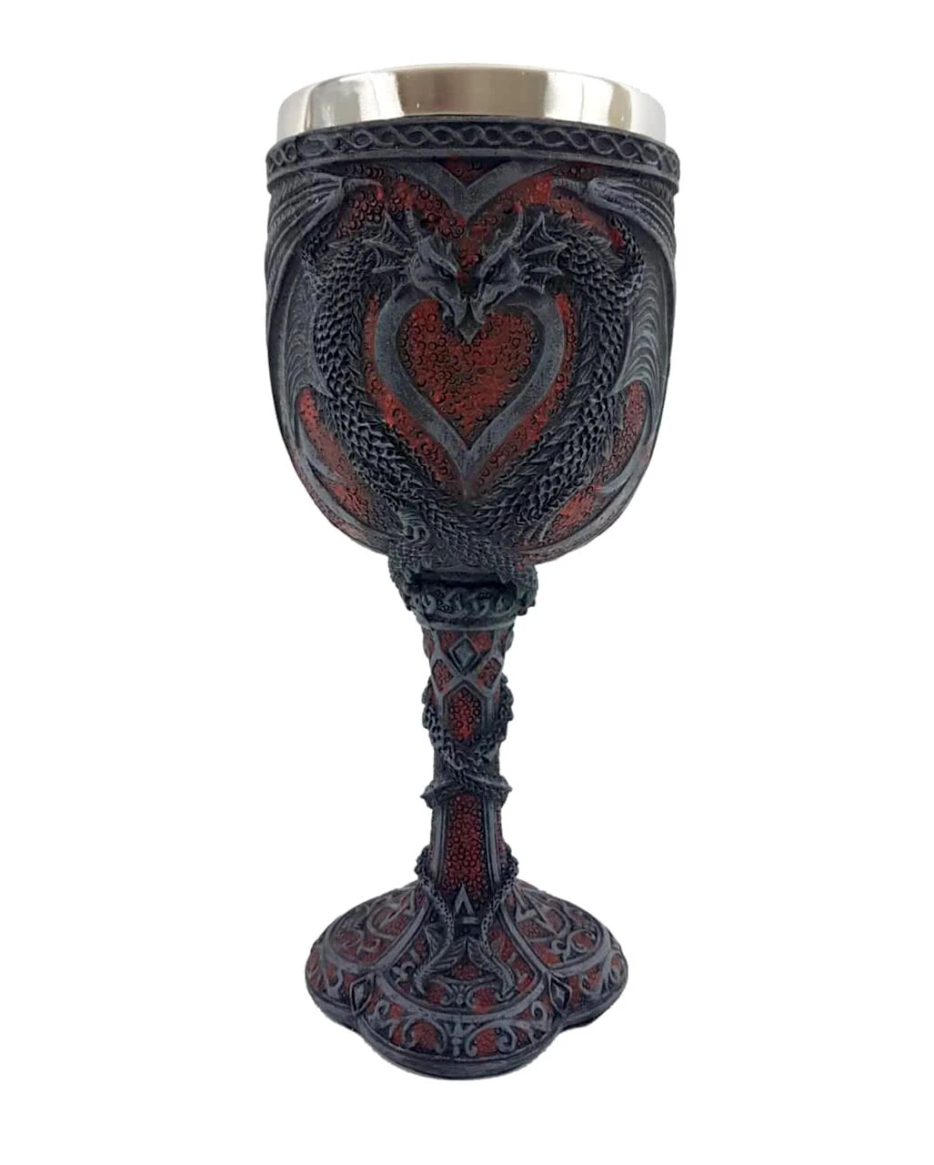 Gothic Kelch Mit Drachen Herz 3 Gothic Kelch Mit Drachen Herz