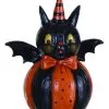 Johanna Parker Pumpkin Peeps Fledermaus Figur -Halloween johanna parker fledermaus pumpkin peeps dekofigur bat pumpkin peeps figure halloween vintage figur 53013