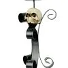 Kerzenhalter Mit Totenschädel -Halloween kerzenstaender mit totenkopf kerzenleuchter deko gothic dekoration halloween dekoration skull candle holder 36529