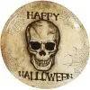 Happy Halloween Kunststoff Teller -Halloween kunststoff teller happy halloween skull halloween party buffet teller party tray happy halloween skull 35672 1