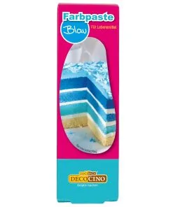 Blaue Lebensmittelfarbe