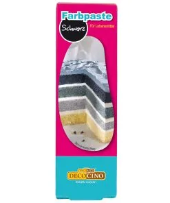 Schwarze Lebensmittelfarbe