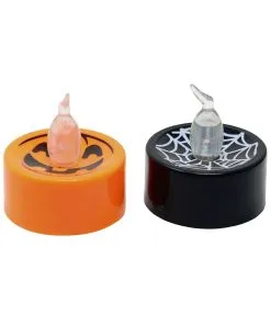 Teelicht LED Mit Halloween Motiv 1 St.