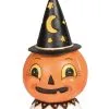 Johanna Parker Kürbis Mit Leuchtendem Hexenhut 20cm -Halloween leuchtender johanna parker kuerbis mit hexenhut 20cm light up hat fellow johanna parker pumpkin 54056