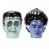 Frankenstein Pärchen Salz & Pfefferstreuer -Halloween mr und mrs frankenstein salz und pfefferstreuer mr and mrs frankenstein salt and pepper shakers 51637 01