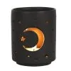 Mond & Sterne Teelichthalter -Halloween mystischer mond teelichthalter mystical moon tealight holder halloween tischdeko gothic dekoration 50819 01